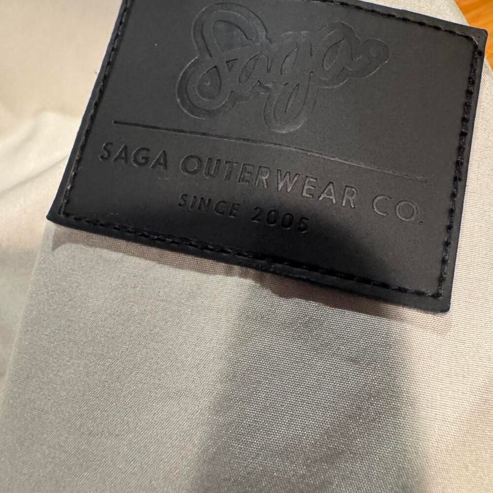 Saga outerwear hooded snap button windbreaker - Picture 4 of 8